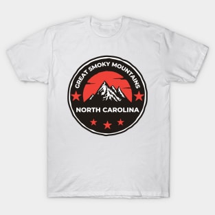 Great Smoky Mountains North Carolina - Travel T-Shirt